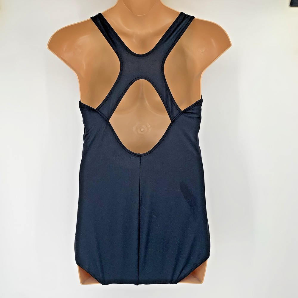 baleaf Black Racerback Athletic One Piece Modest Women's Swimsuit Sz XL (16-18) - Picture 5 of 6